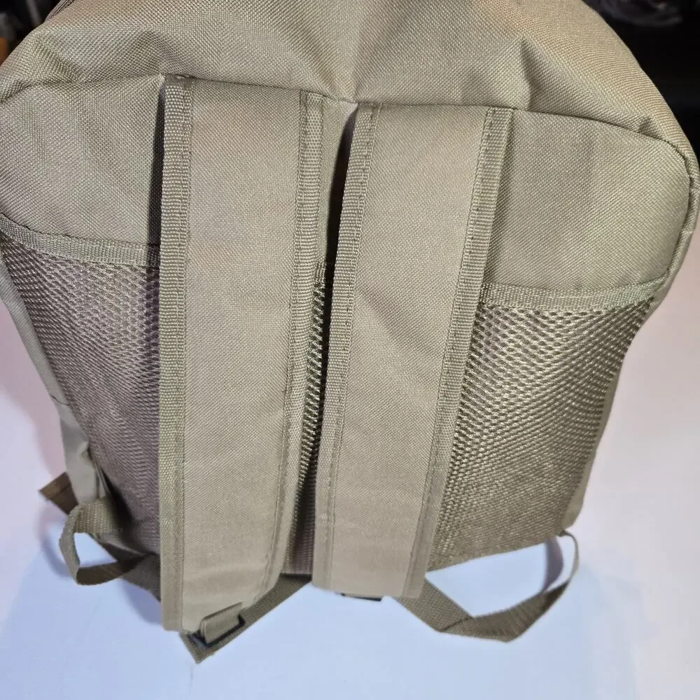 NRA Tactical Backpack Tan Coyote Khaki Range Bag MOLLE...New Condition